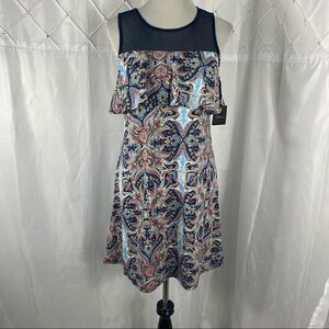 Takara Vibrant Print Shift Dress